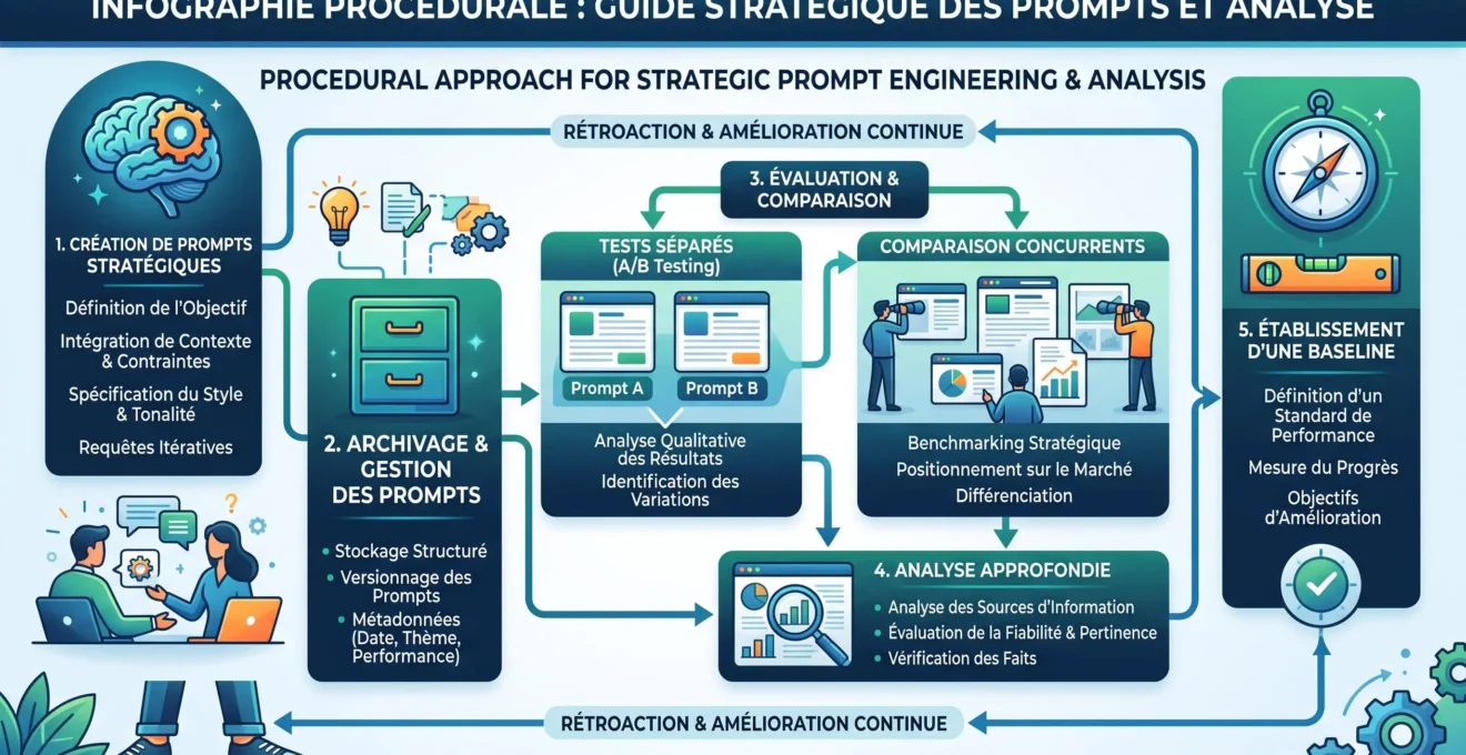 Étapes d’un relevé zéro GEO pour ChatGPT et Gemini