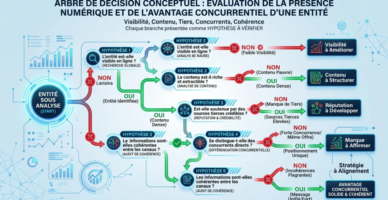 Arbre de diagnostic pour une marque absente d’un moteur génératif